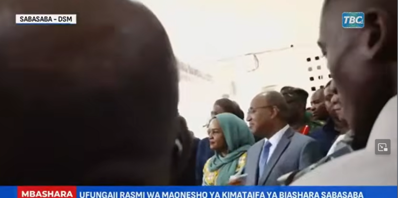 RAIS DKT. MWINYI AKIFUNGA MAONESHO YA BIASHARA YA KIMATAIFA YA SABA SABA